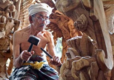 Bali Ubud woodwork