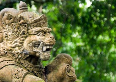 Bali Ubud monkey statue